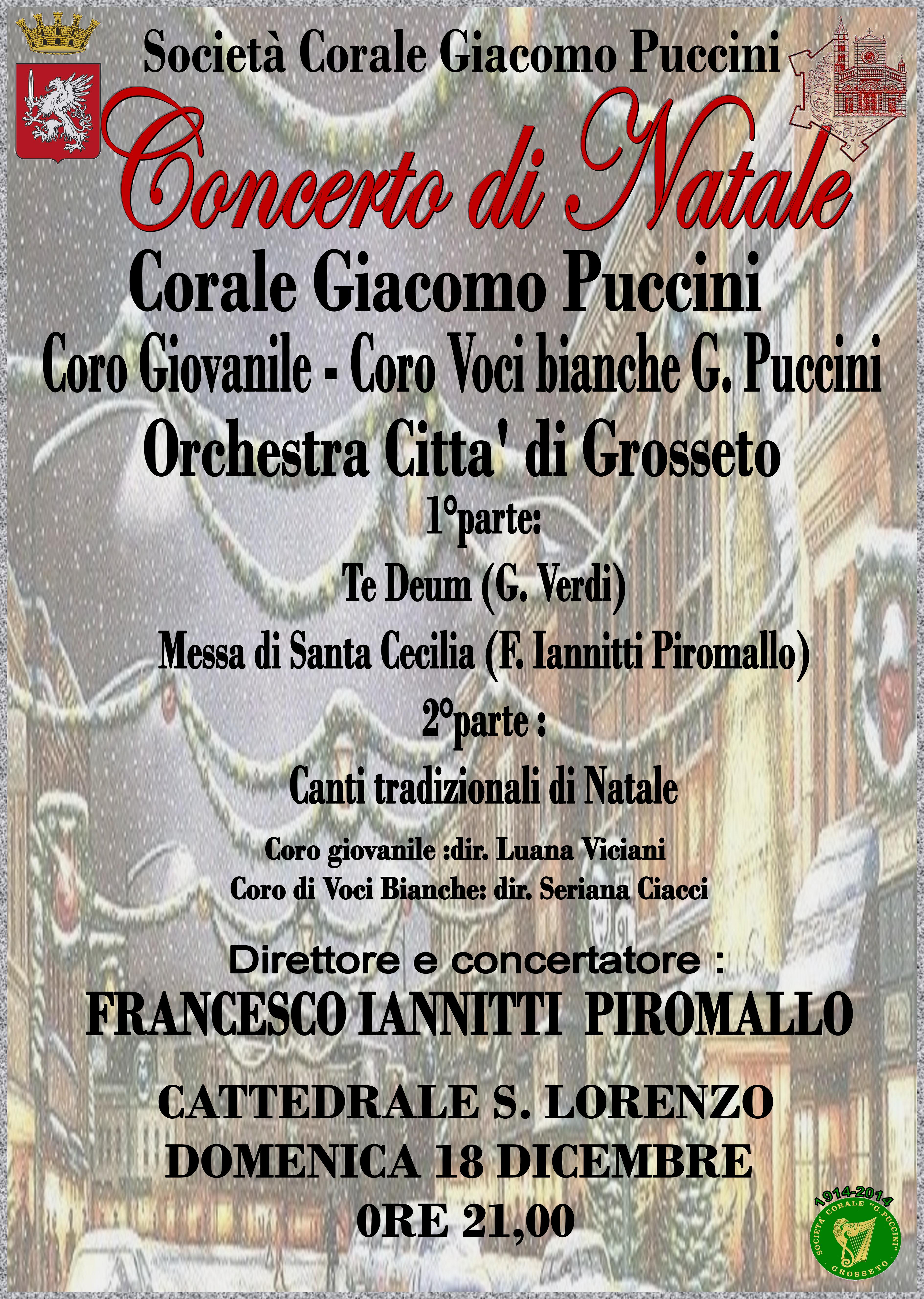 Concerto di Natale in Cattedrale: 18 dicembre ore 21,00
