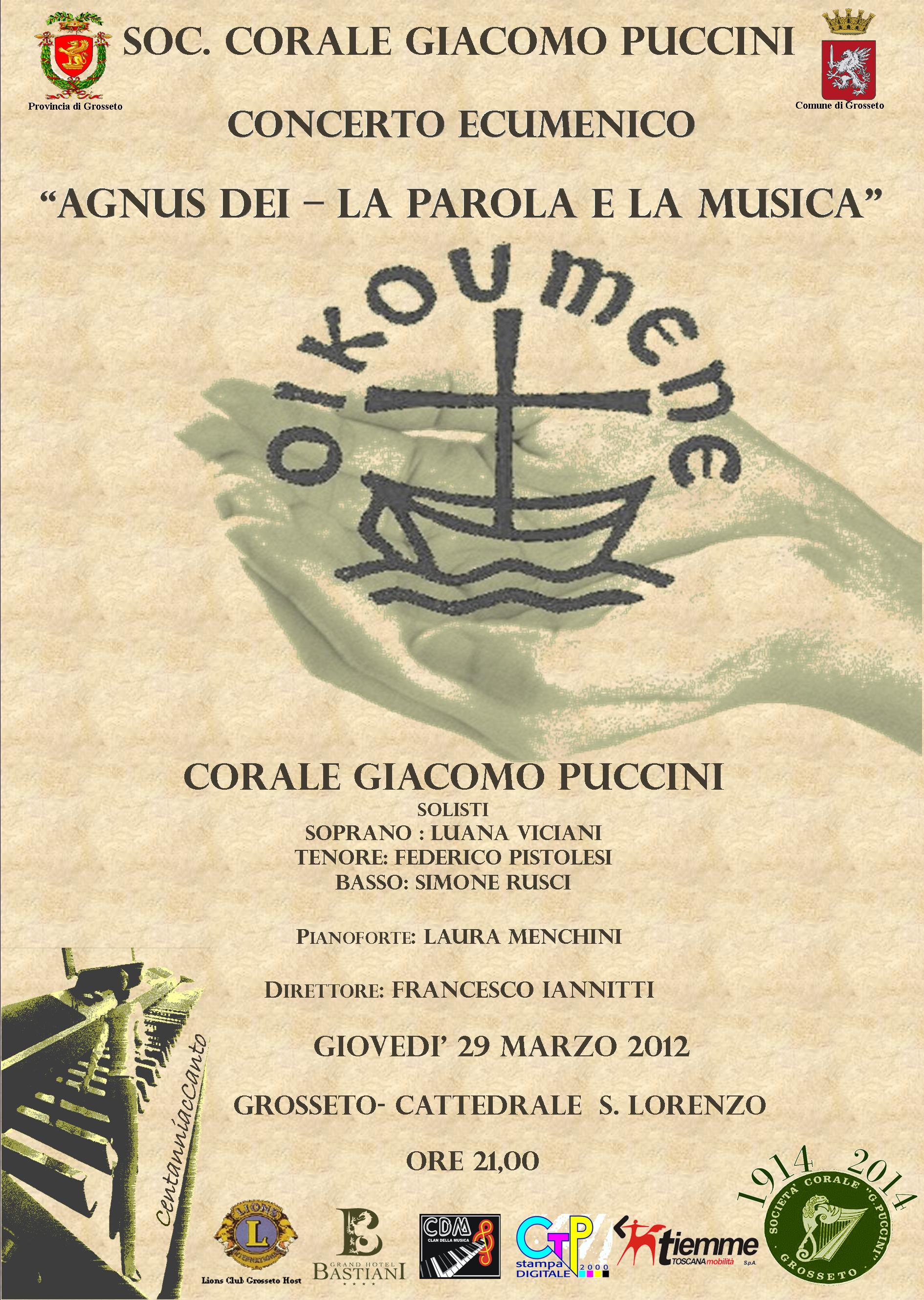 Concerto ecumenico “Agnus Dei – La Parola e la Musica”