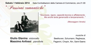 Quarto concerto della Rassegna Inverno Musicale Classico: Passioni Romantiche
