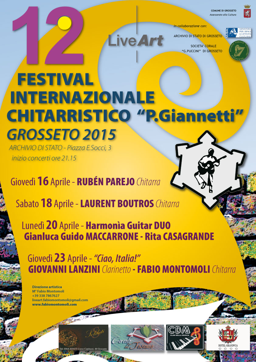 … stay tuned: in arrivo il 12° Festival Internazionale Chitarristico “Palmiero Giannetti”