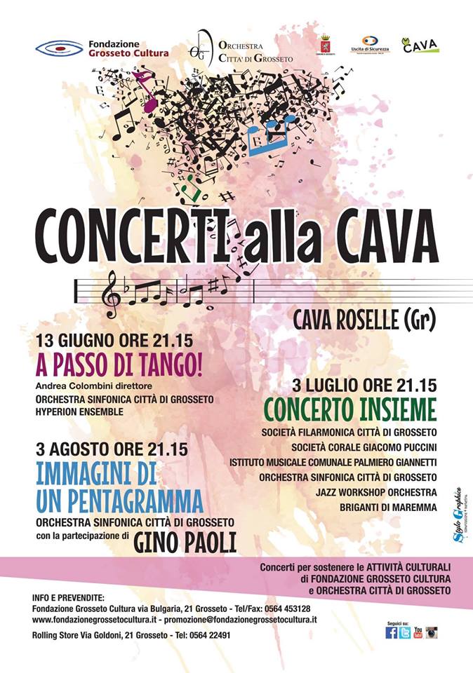Concerto Insieme – II^ edizione – Cava di Roselle Venerdì 3 luglio, ore 21:15