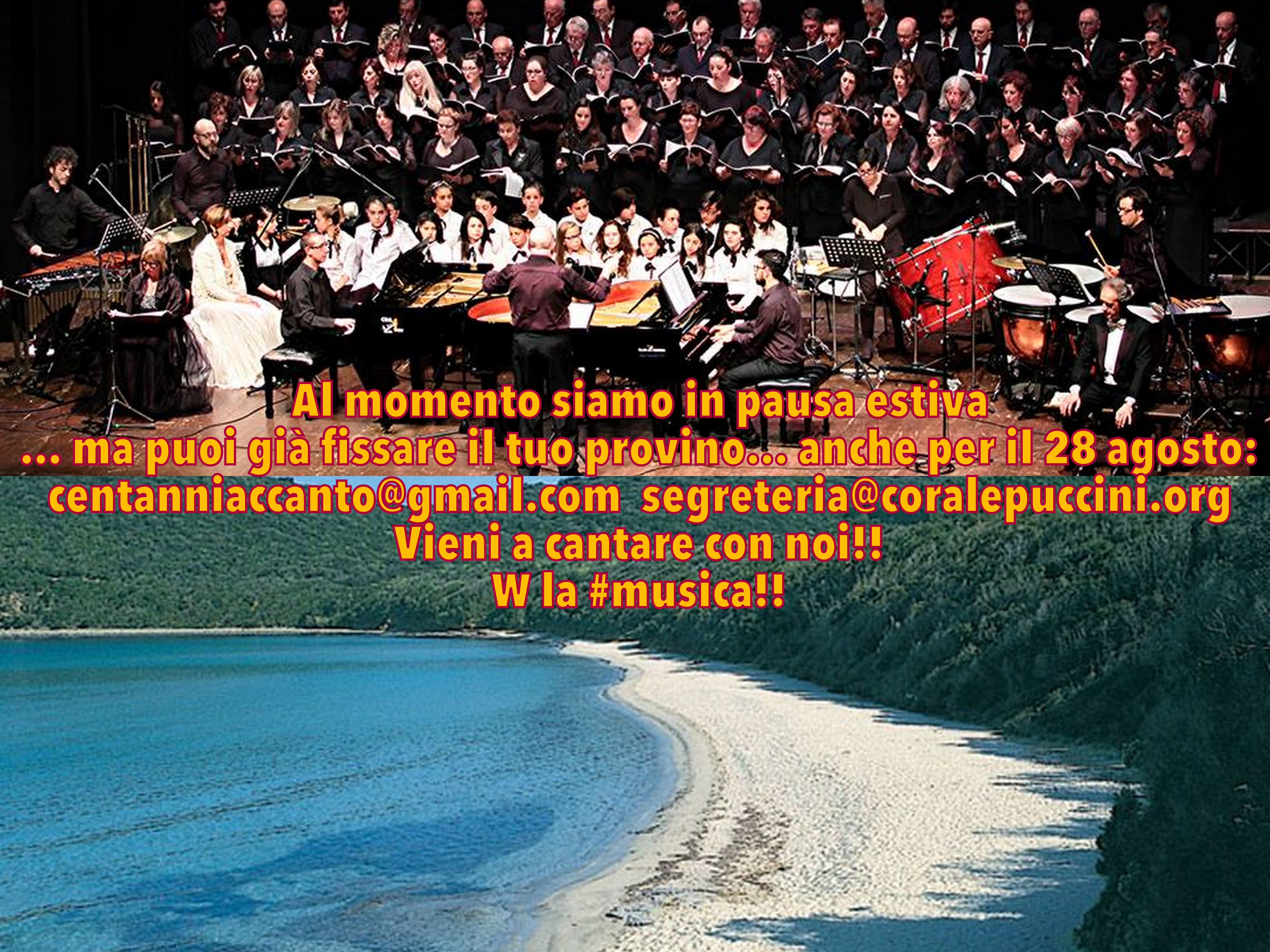 Pausa delle prove e attività… Viva le prove: a brevissimo per la ripresa