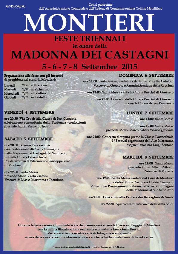 Feste Triennali Madonna dei Castagni – Montieri (GR)