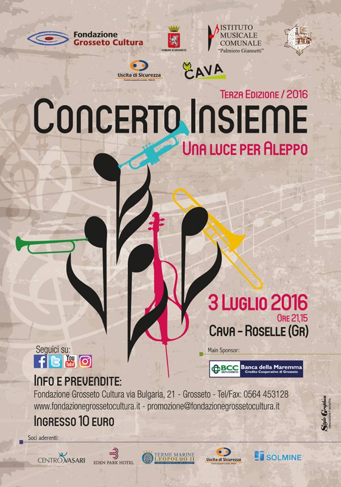 “Concerto Insieme”: anche la terza edizione per far risplendere una luce per Aleppo