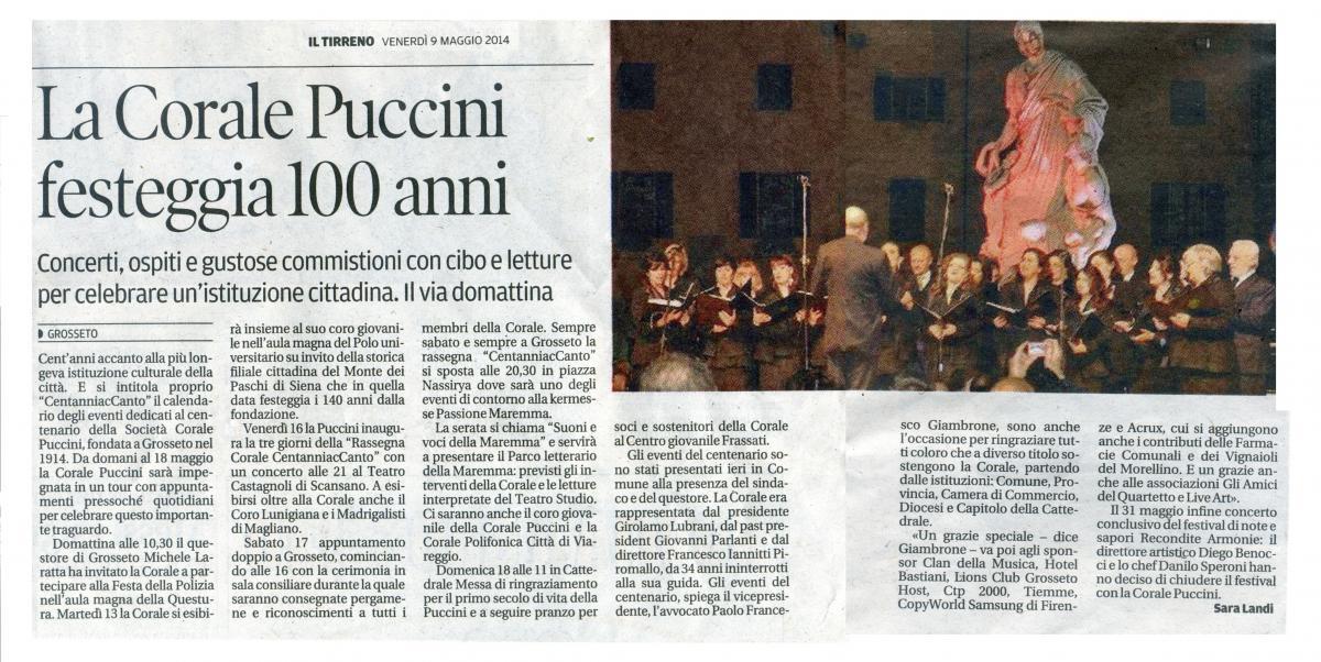 Articolo de Il Tirreno